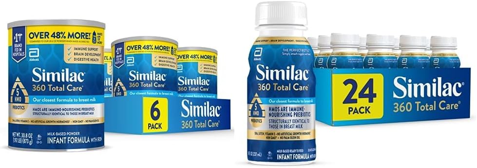 251102114013134_1 Similac 360 Total Care Infant Formula, with 5 HMO Prebiotics, Our Closest Formula to Breast Milk & 360 Total Care Infant Formula, with 5 HMO Prebiotics, Our Closest Formula to Breast Milk - Image 1